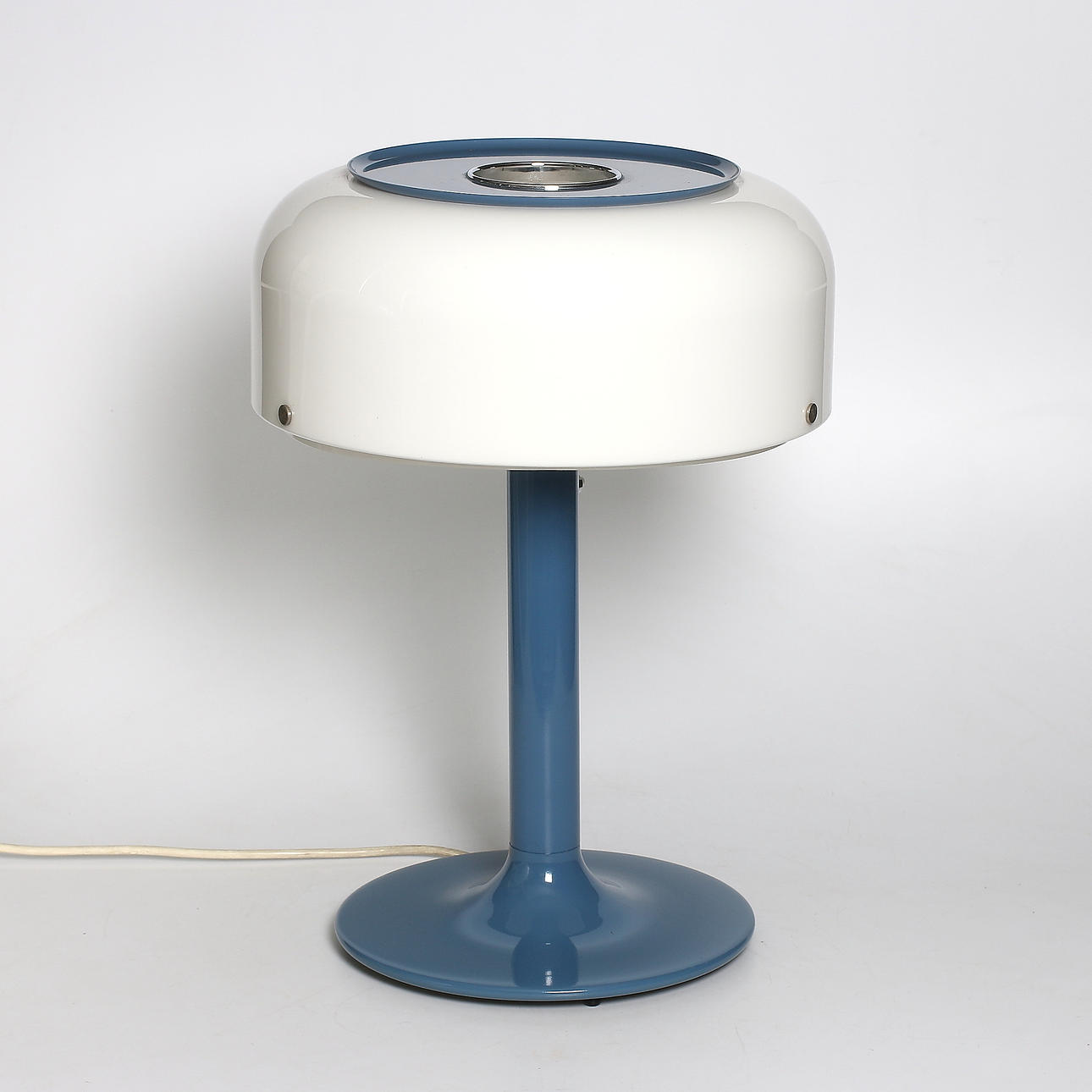 BORDSLAMPA, plåt, "Knubbling", Anders Pehrson, Atelje Lyktan, Åhus.