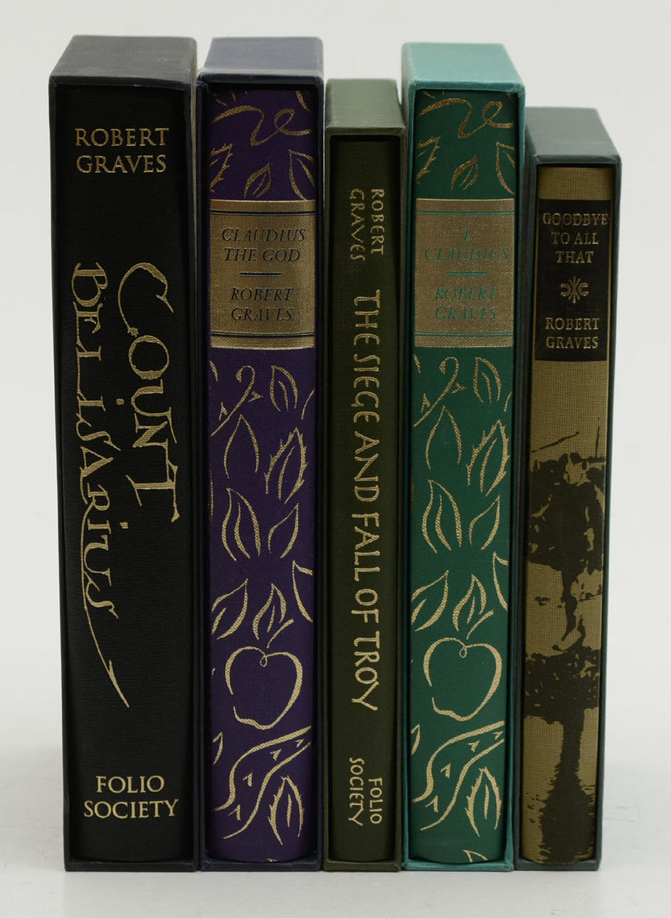 FOLIO SOCIETY. Robert Graves, Claudius mm. 5 volymer.