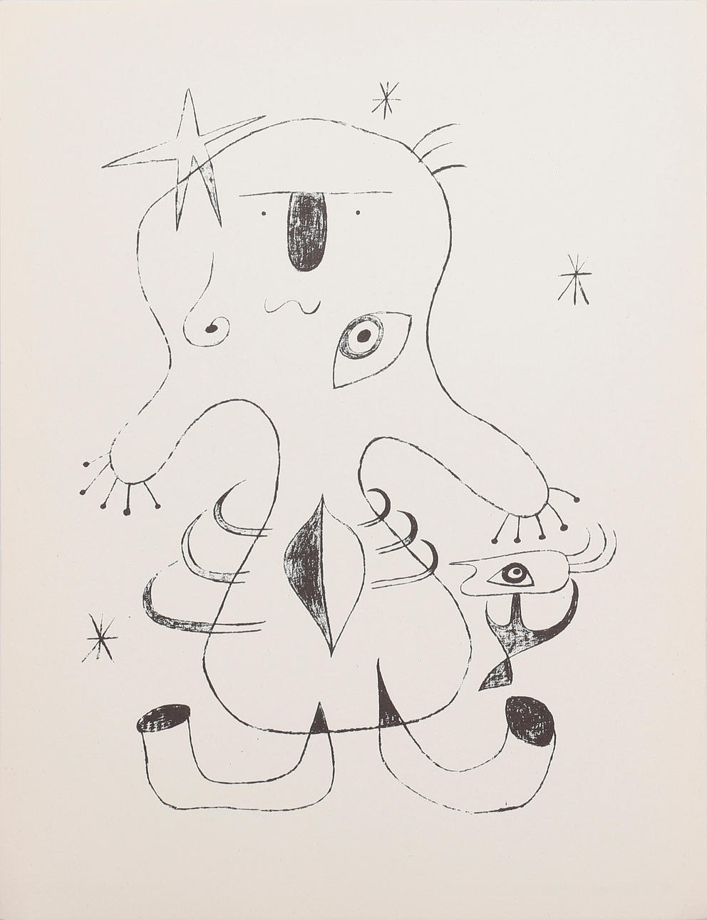JOAN  MIRÓ. ”Litograph XX” (”Joan Mirós tryck”).