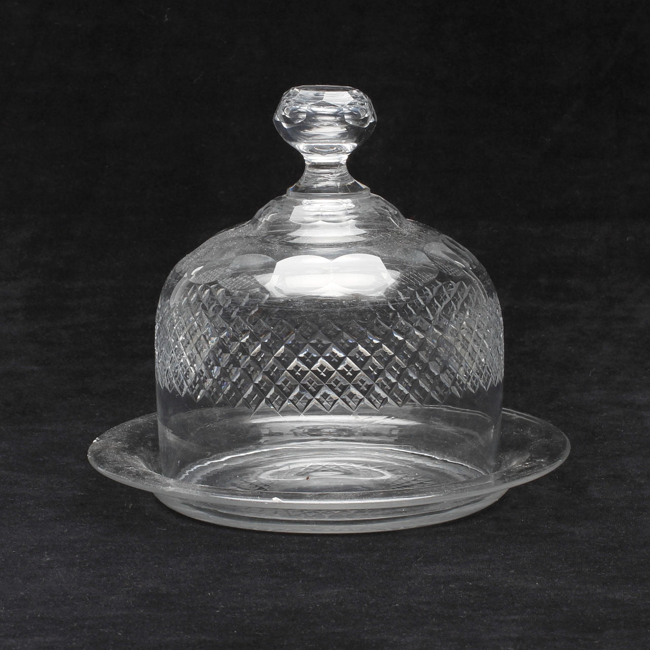 OSTKUPA med FAT, glas, 1900-tal.