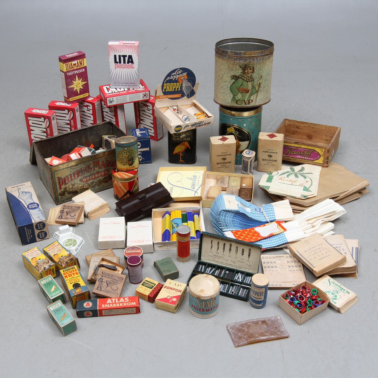 PARTI DIVERSE, tema "Lanthandel", 1900-tal (3).