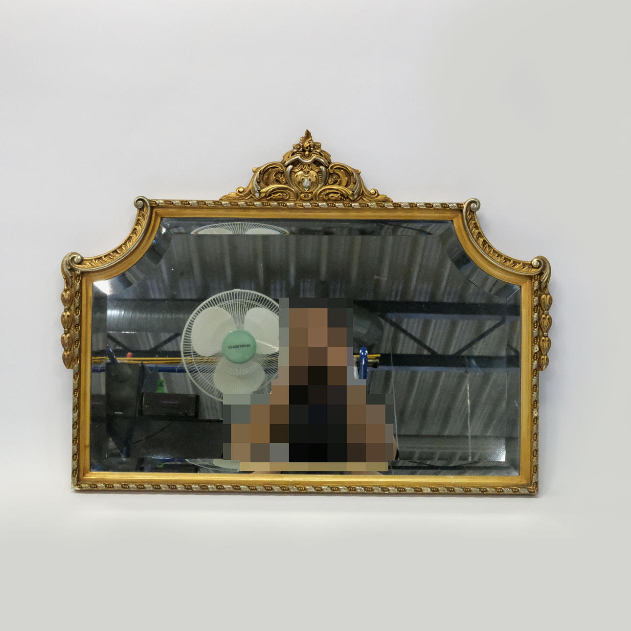 VÄGSPEGEL, FÖRGYLLD.