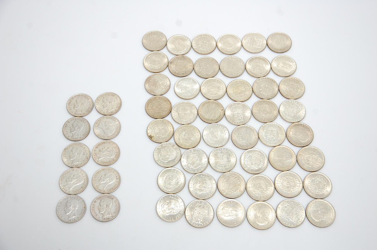 MYNT 2 Kr, silver, vikt 826 g.