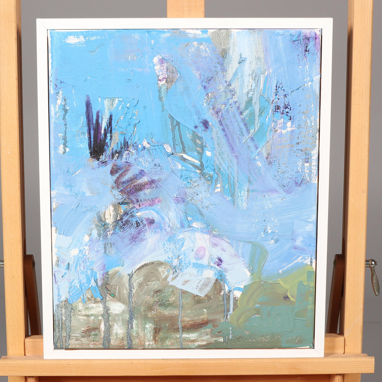 ANDERS GULLBERG. OLJA PÅ DUK, signerad.