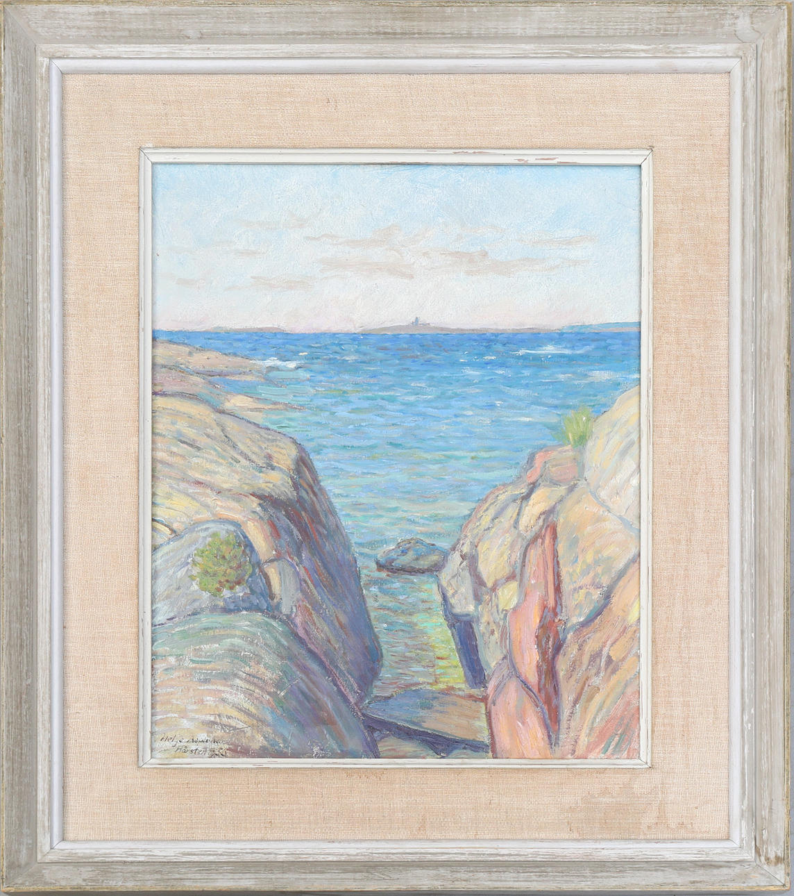 HELGE ASPLUND. oil on canvas, signed and dated -53, “Hårsten”.