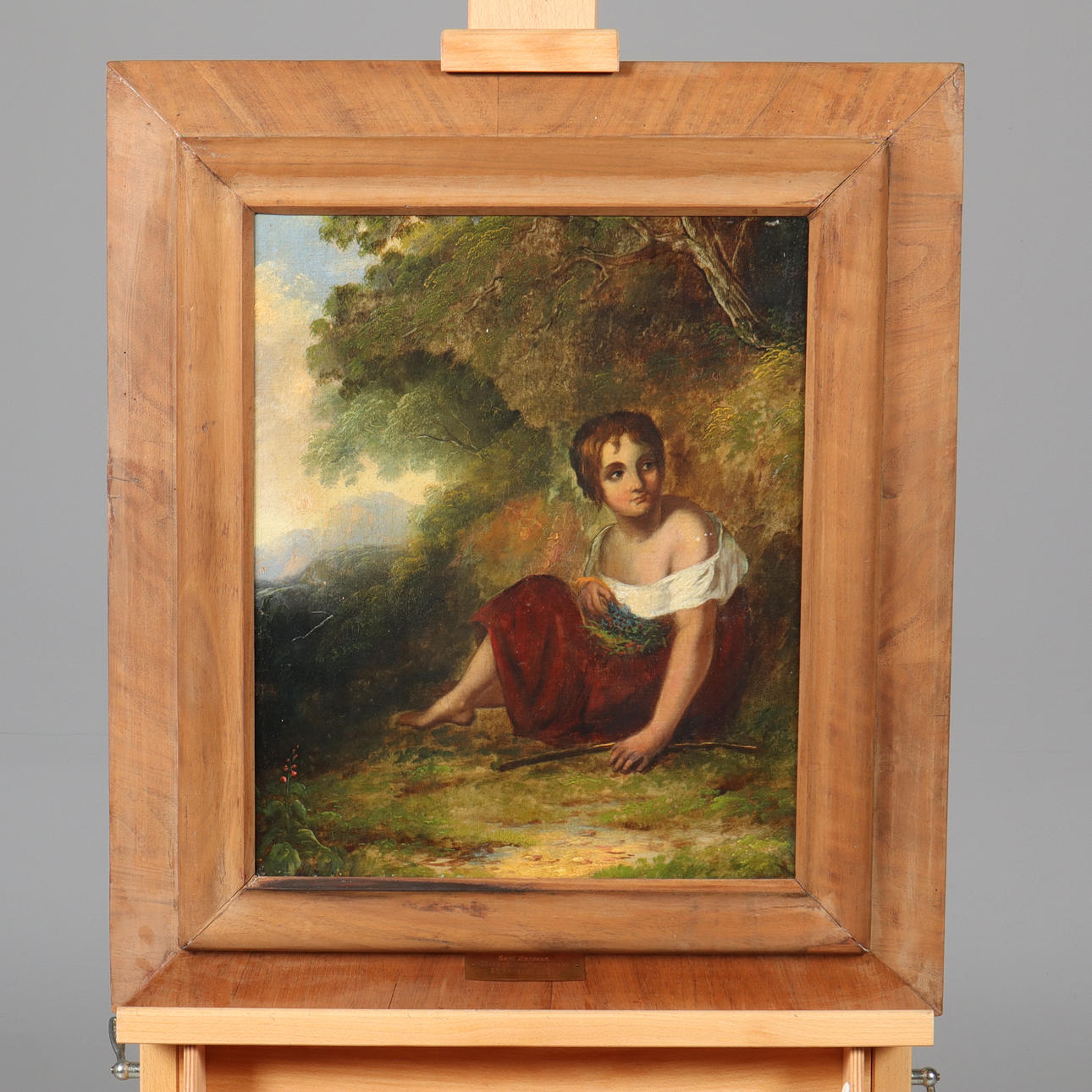 OKÄND KONSTNÄR. OIL PAINTING.