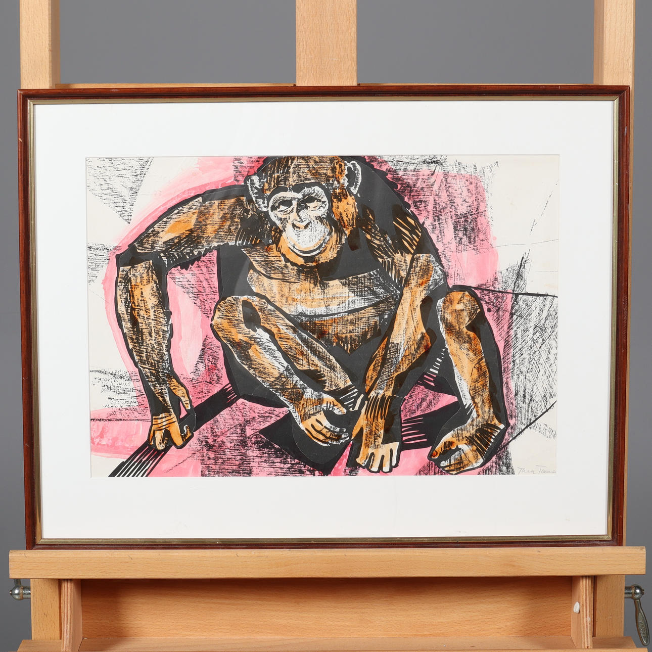 THEA TANNER. LITHOGRAPH, signed.