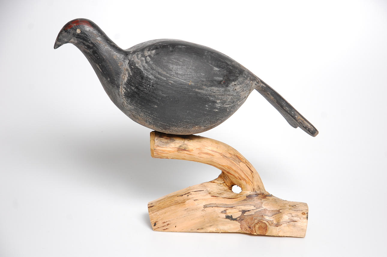 LOCKFÅGEL, " ORRE " , träskuren, 1900-talets början.