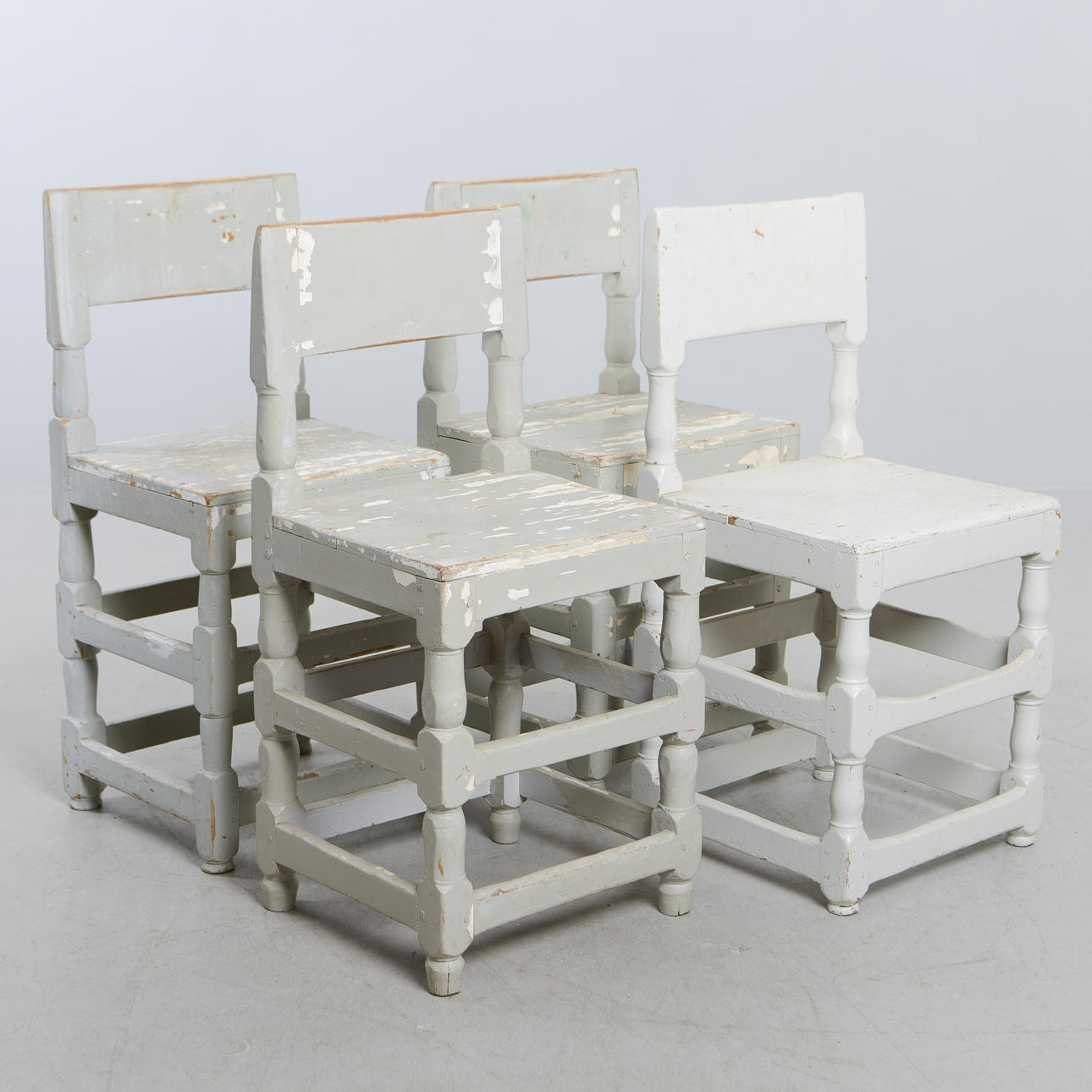 STOLAR, 4 st, allmoge, 1800/1900-tal.