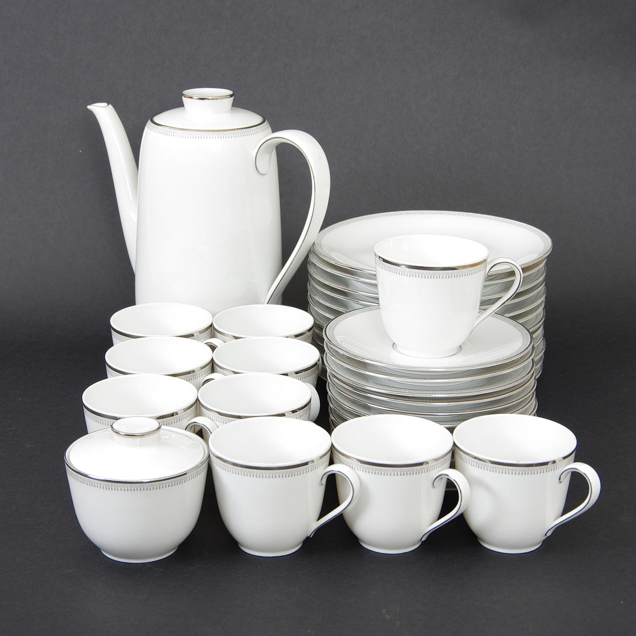 KAFFESERVIS, porslin, Bavaria.