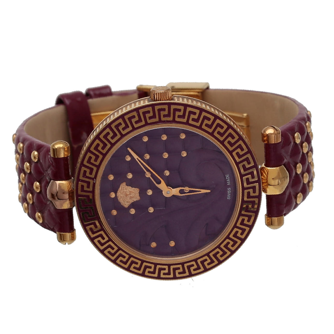 Versace farve bourdeus ur.