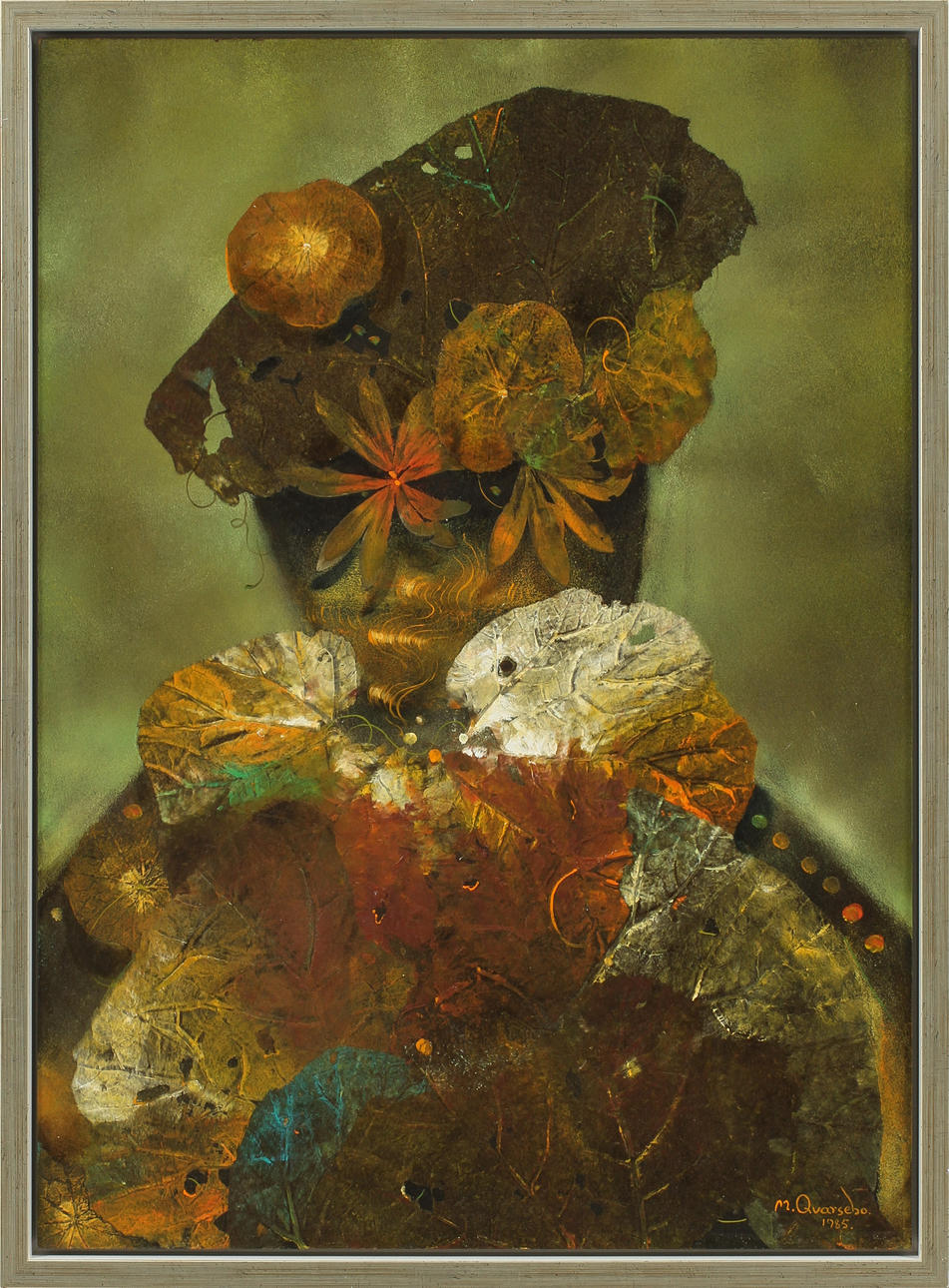 MICHAEL QVARSEBO. "Toreador", olja på pannå, signerad.