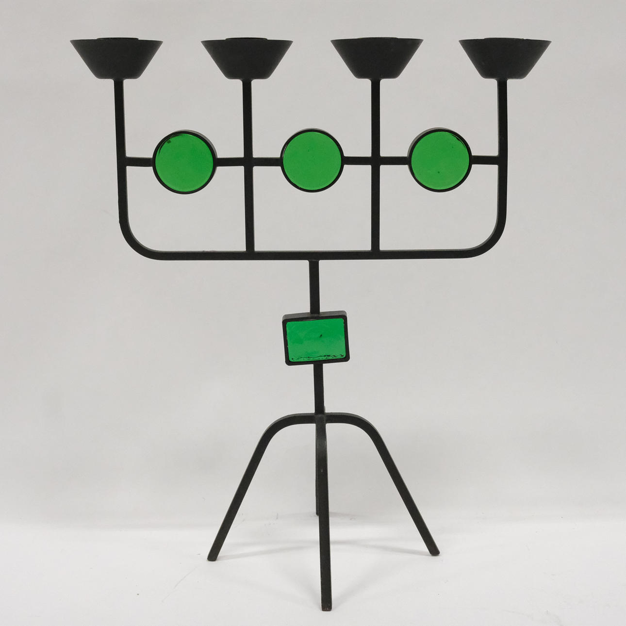 GUNNAR ANDER. KERZENSTÄNDER, YSTAD, METALL.