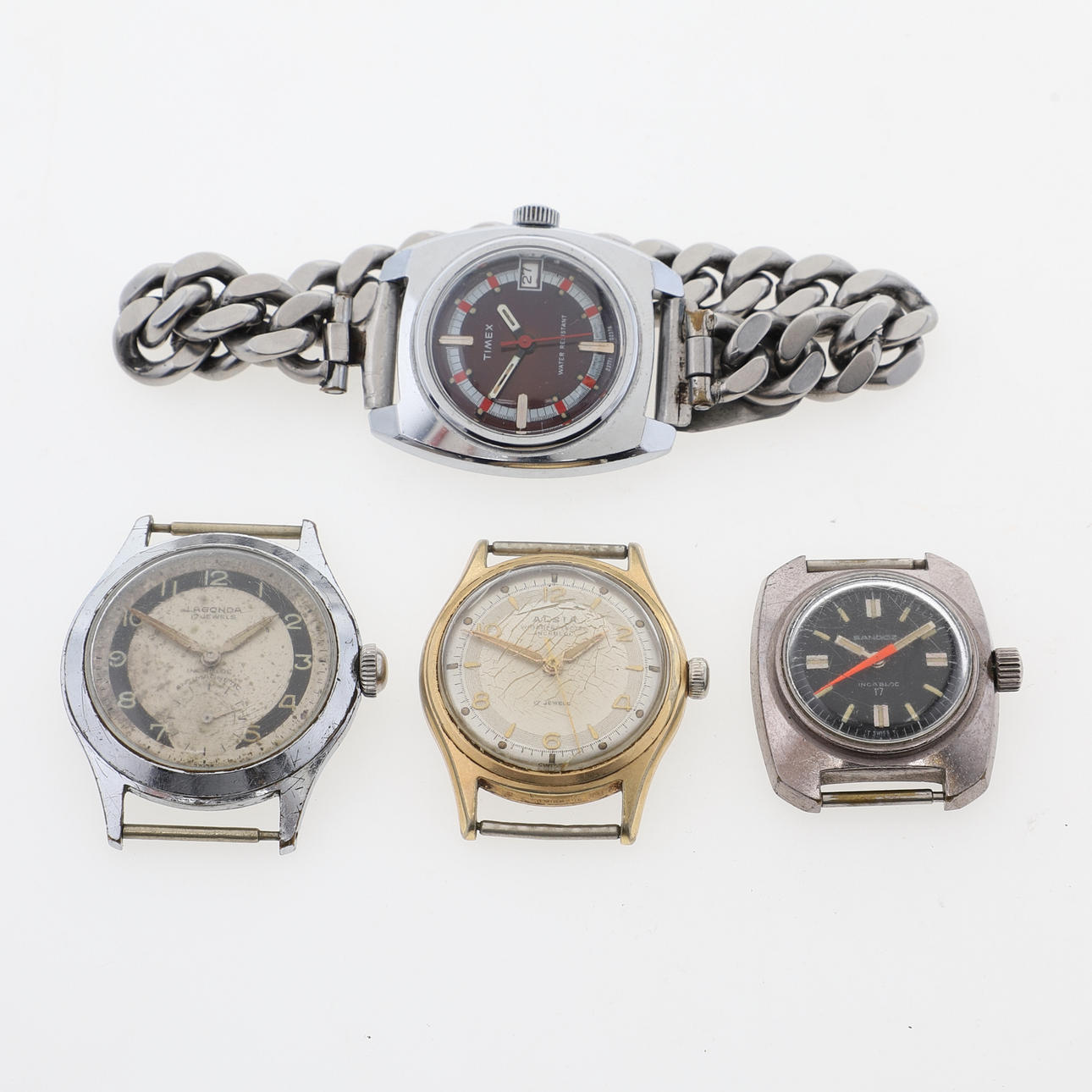 WRISTWATCHES, 4 pcs, manual.