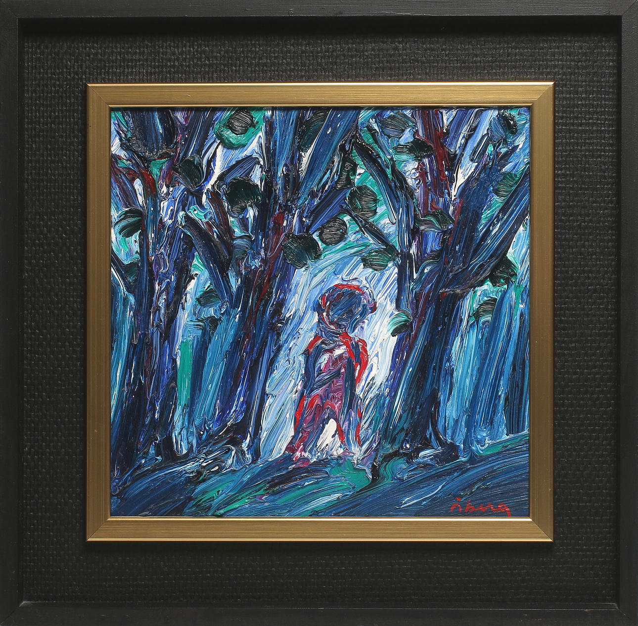 BENGT ÅBERG. Olja på duk, signerad.