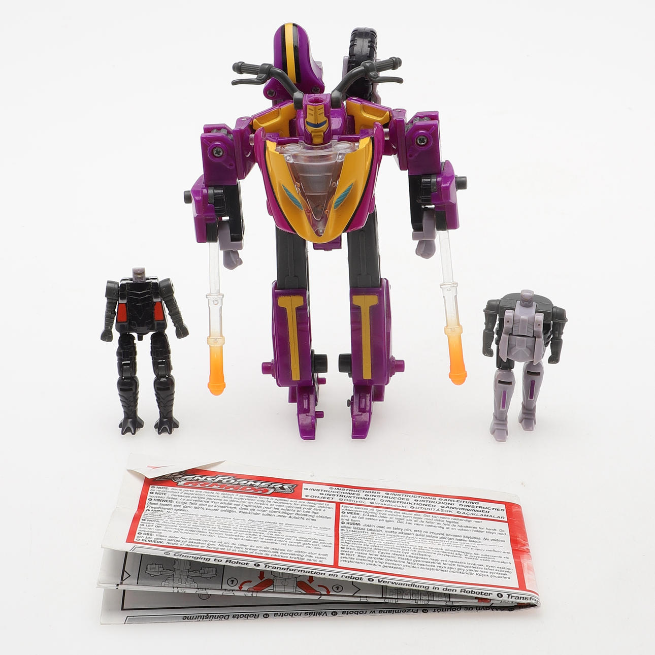 TRANSFORMERS, Figur, Armada, Super-Con-Klasse, Sideways, Hasbro, 2002.