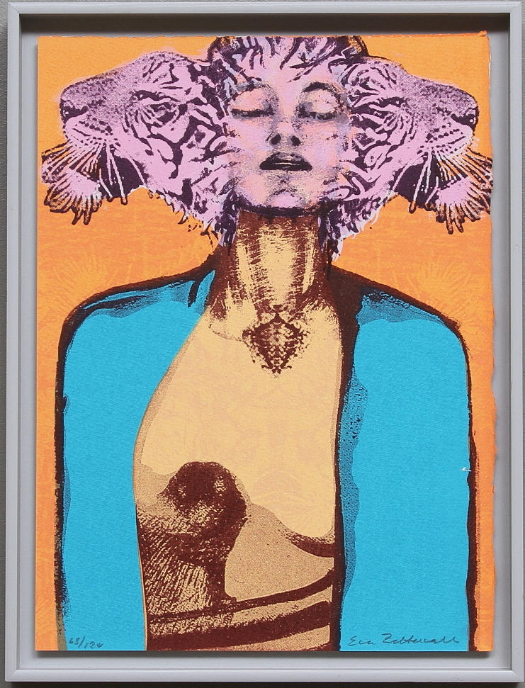 EVA ZETTERVALL. Färglitografi, signerad och numrerad 63/120.