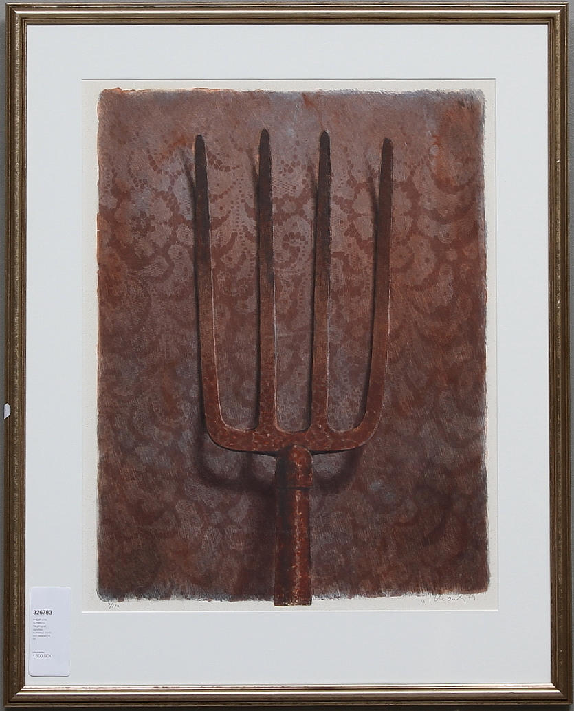 PHILIP VON SCHANTZ. Färglitografi, signerad, numrerad 7/140 och daterad 79.