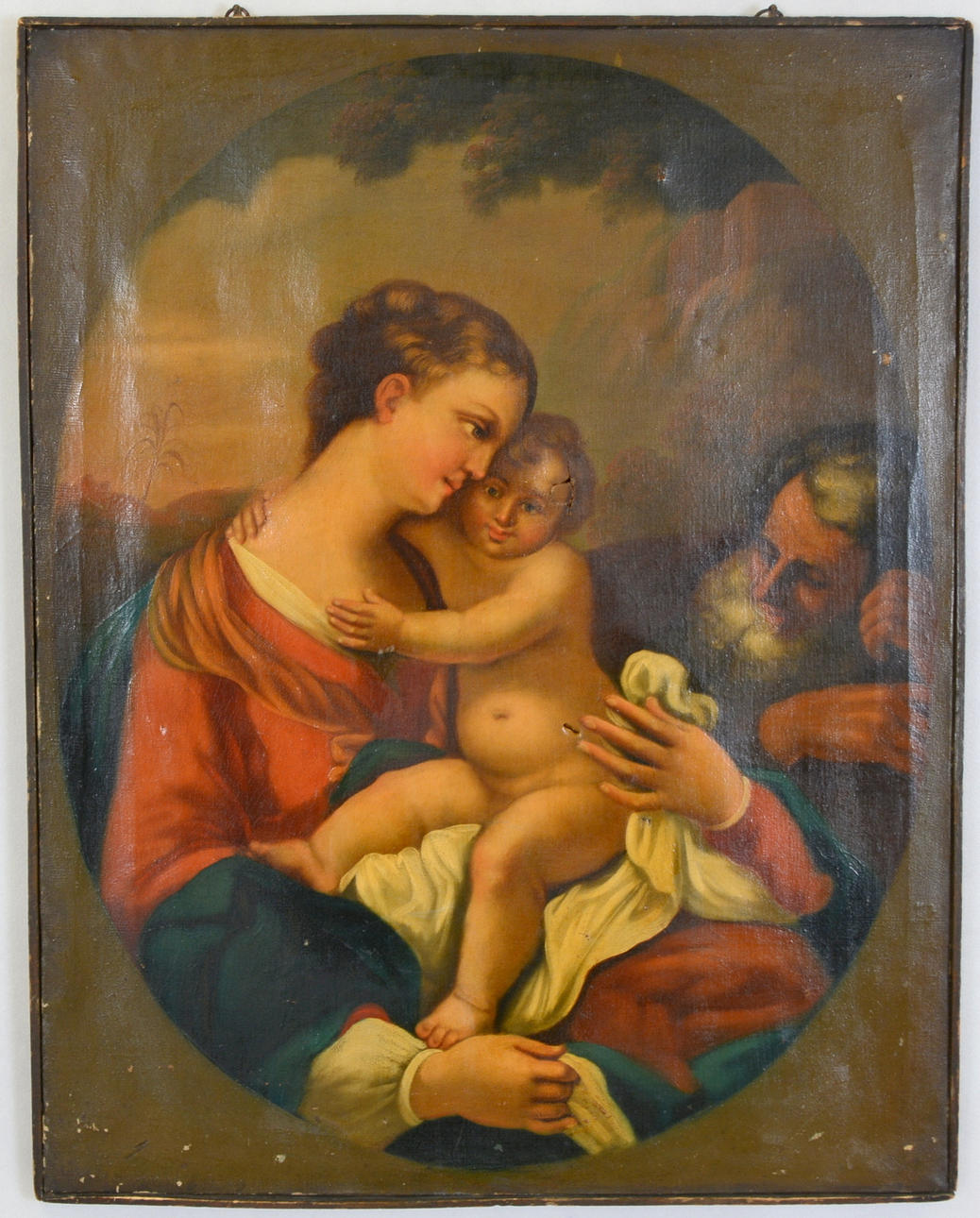 OKÄND KONSTNÄR. Olja på duk.