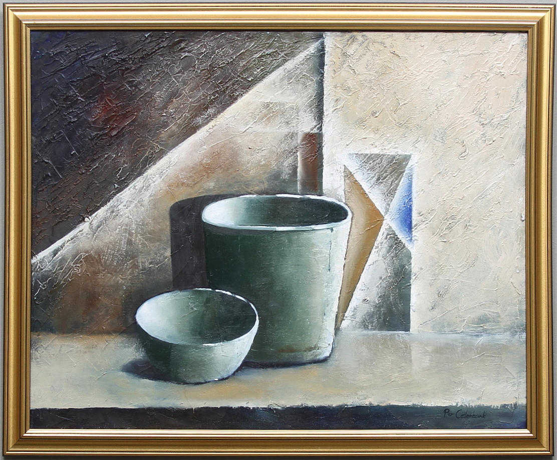 PER CEDERBANK. Olja på duk, signerad.