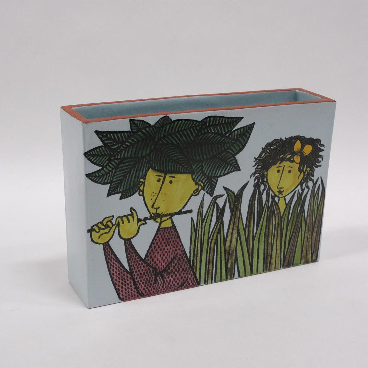 STIG LINDBERG. GUSTAVSBERG VASE KARNEVAL.