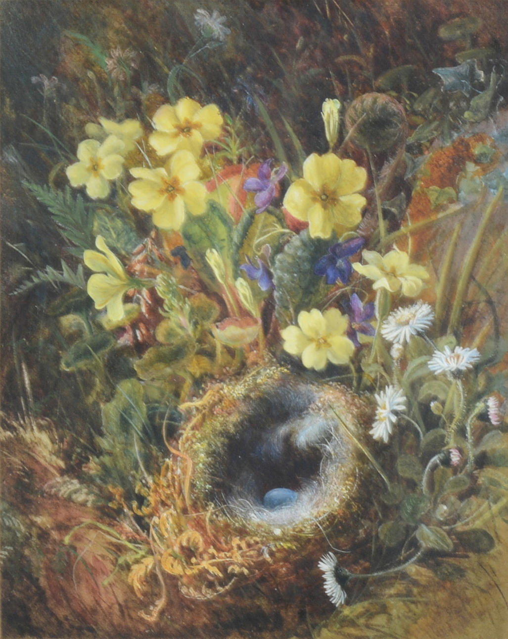 OKÄND KONSTNÄR. Akvarell.