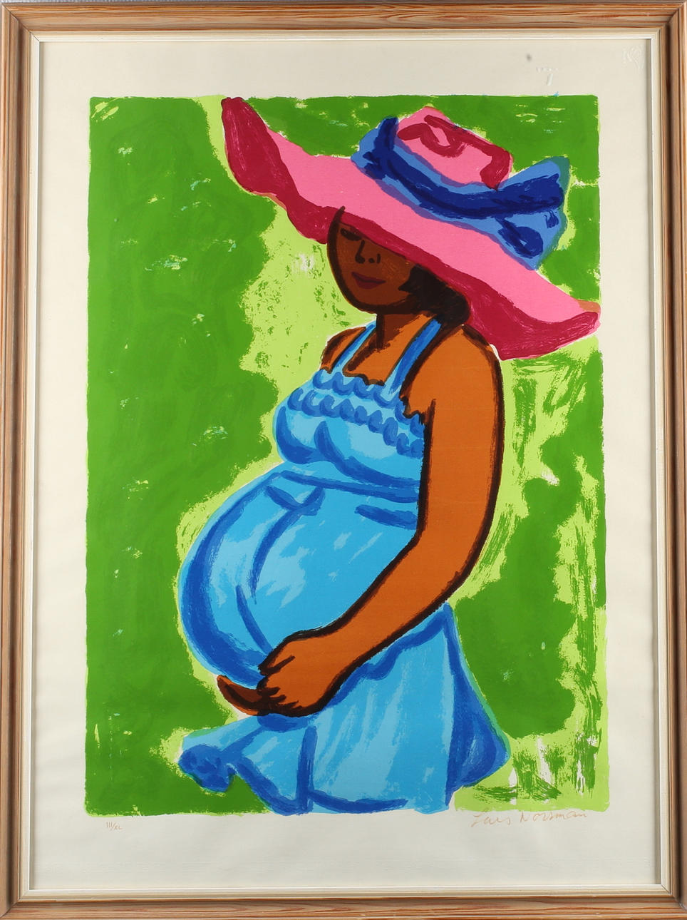 LARS NORRMAN. "Det blir ett sommarbarn", Seriegrafi, signerad samt numrerad III/XL.