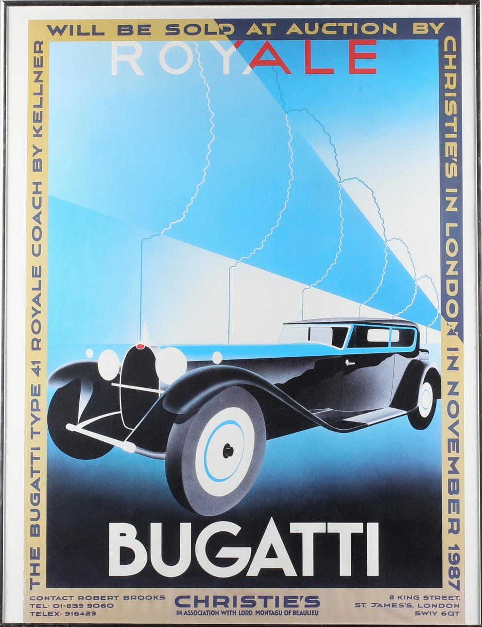 AFFISCHER, 2 st, Christie`s, London, 1987.