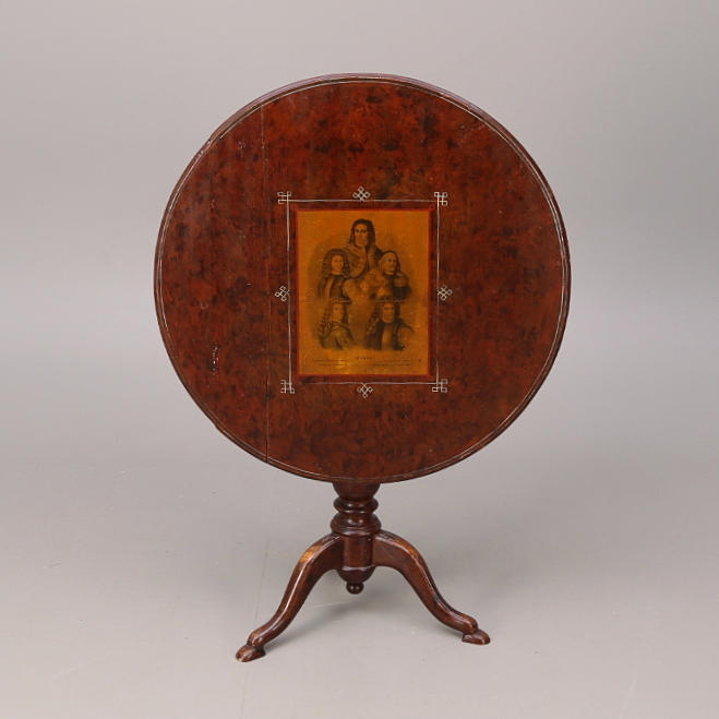 FÄLLBORD, 1800 tal, bemålad.