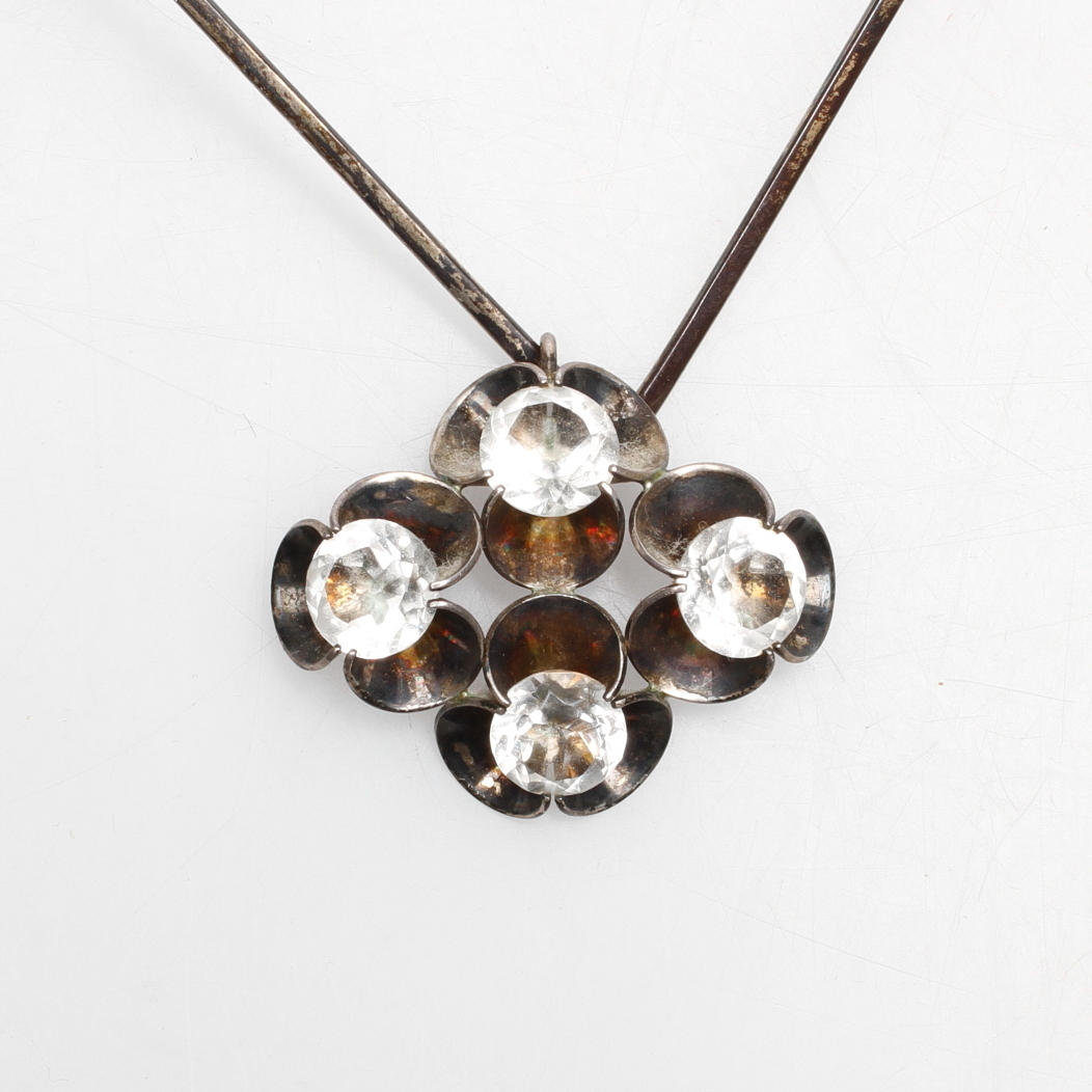 COLLIER, silver, Finland/Mexico, 1970-tal.