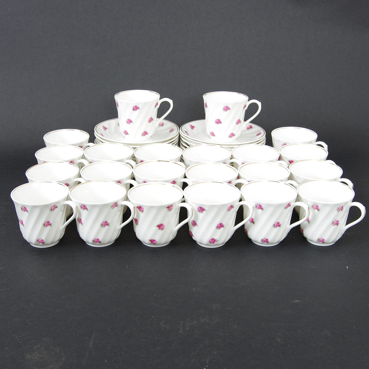 KAFFESERVIS, porslin, Gustavsberg.