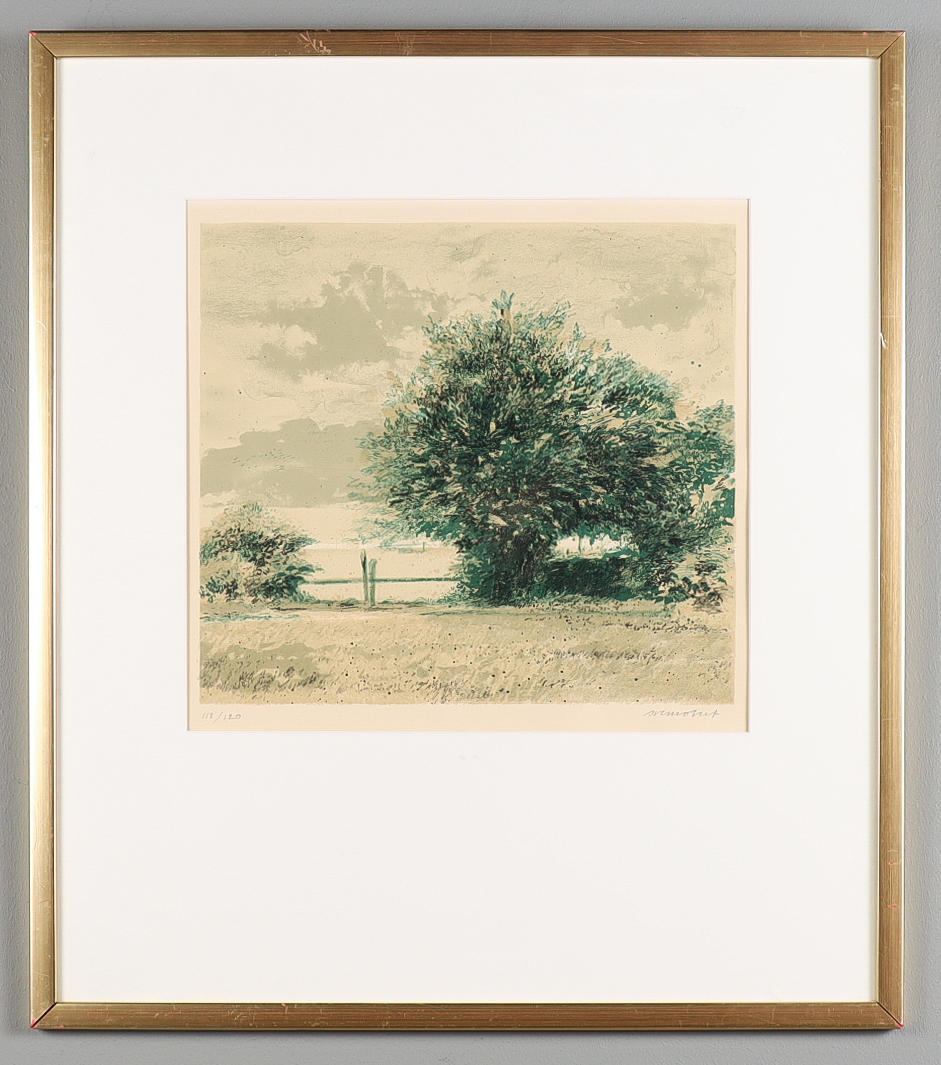 SVEN ROBERT LUNDQUIST. Etching 118/120, signed.