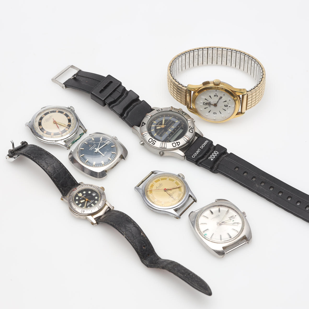 WRISTWATCHES 7 pieces.