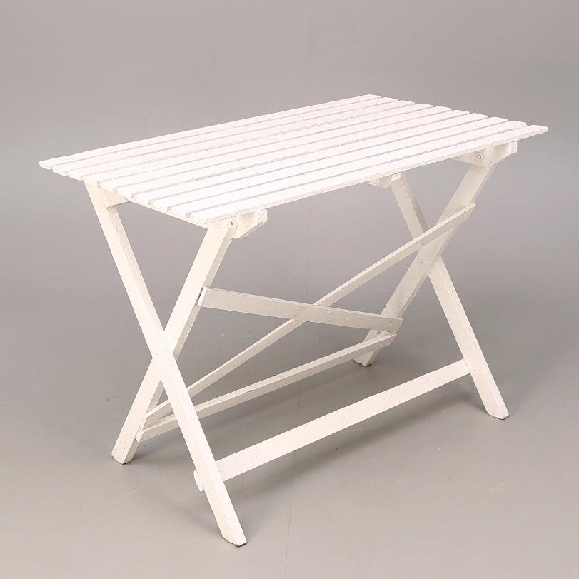 TRÄDGÅRDSBORD, hopfällbart, 1900-talets första hälft.