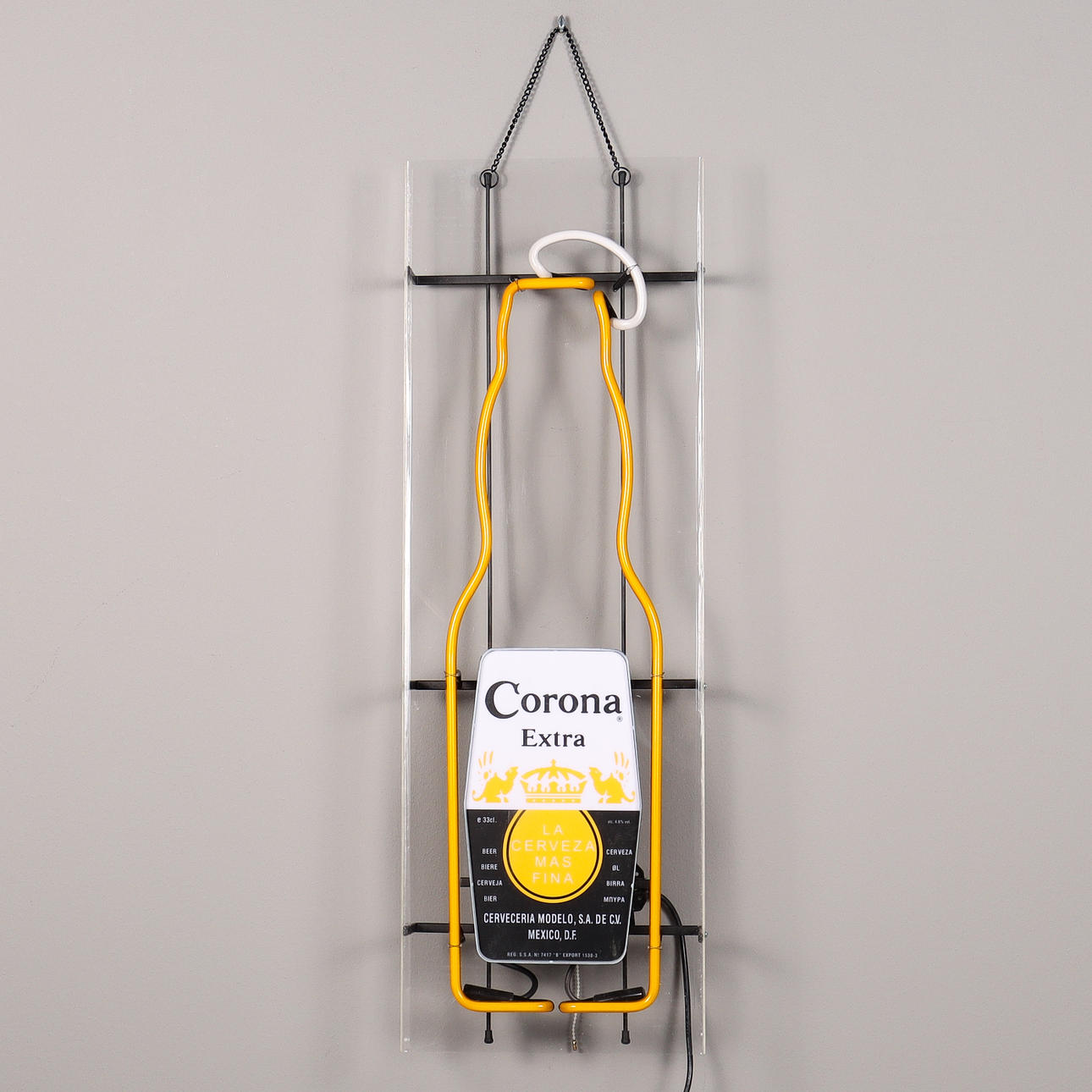 WERBESCHILD Neon, Corona Extra.