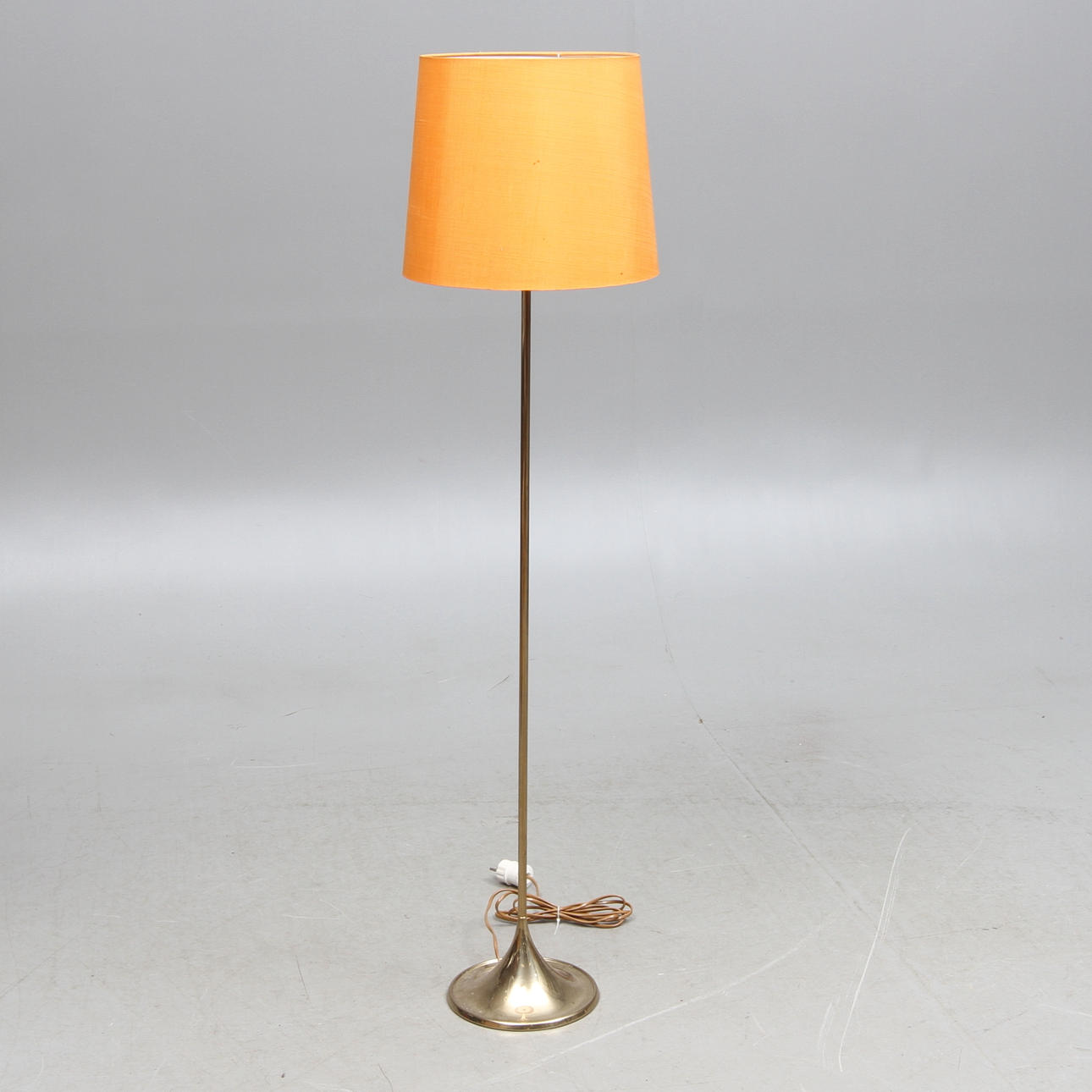 GOLVLAMPA, mässing, Bergbom, 1960/70-tal.