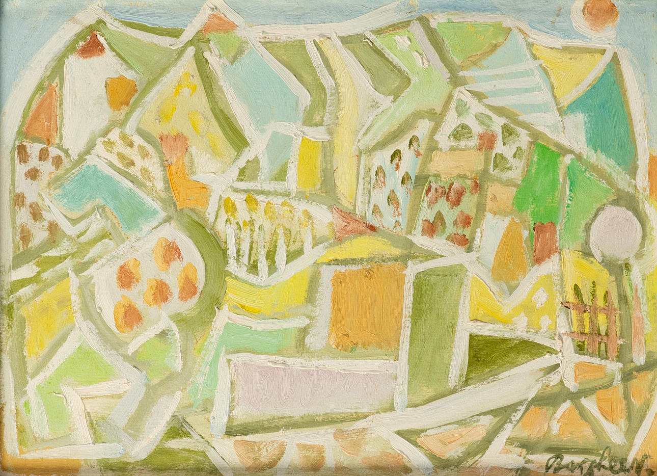 EDUARD BARGHEER (1901-1979). Morgenlandschaft.