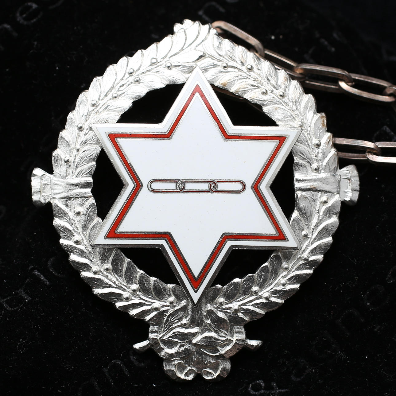 ORDENSMÄRKE, Odd Fellow, Sporrong, silver 28 gram.