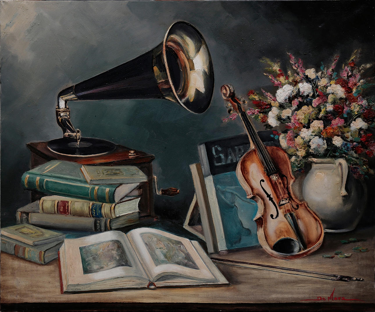 JOAQUIM SABATÉ CASANOVA "QUIMET SABATÉ". Bodegón.