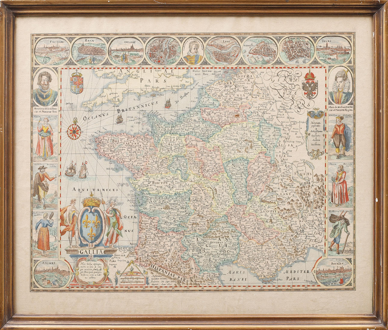 MAPA ENMARCADO, Galia.