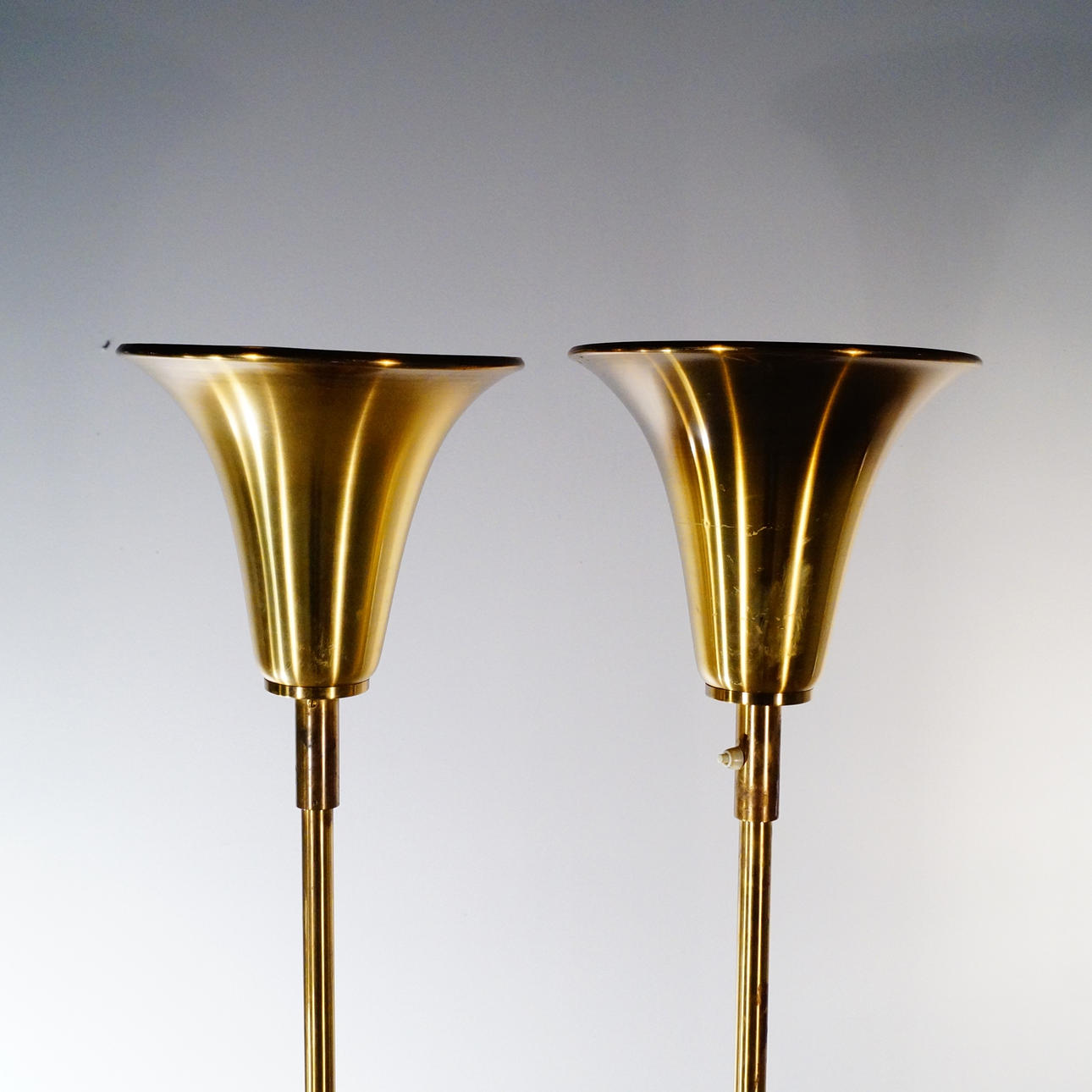 FLOOR LAMPS, “uplight”, a pair.