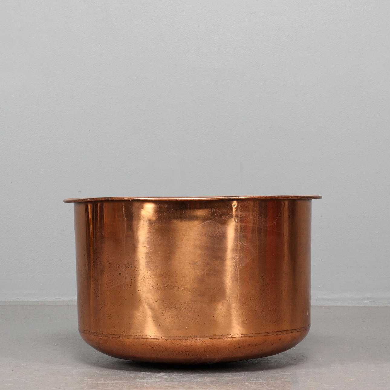 WASHBASIN, copper approx. 1900.