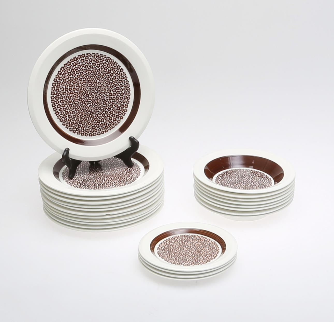 SERVISDELAR, 24 st, "Faenza", Arabia, Finland, 1960/70-tal.