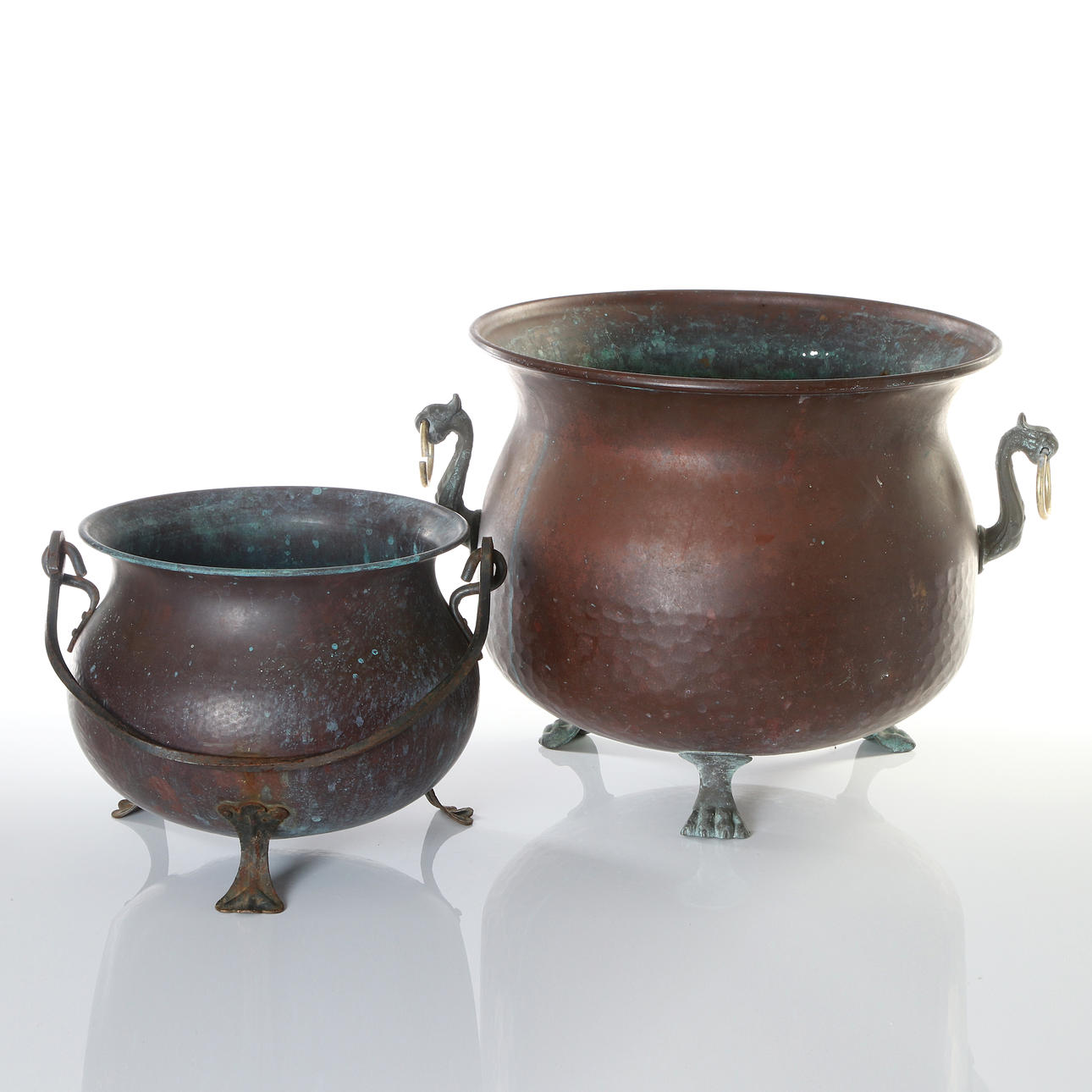 KOBBERFLISER, TO STK. 20. århundrede.