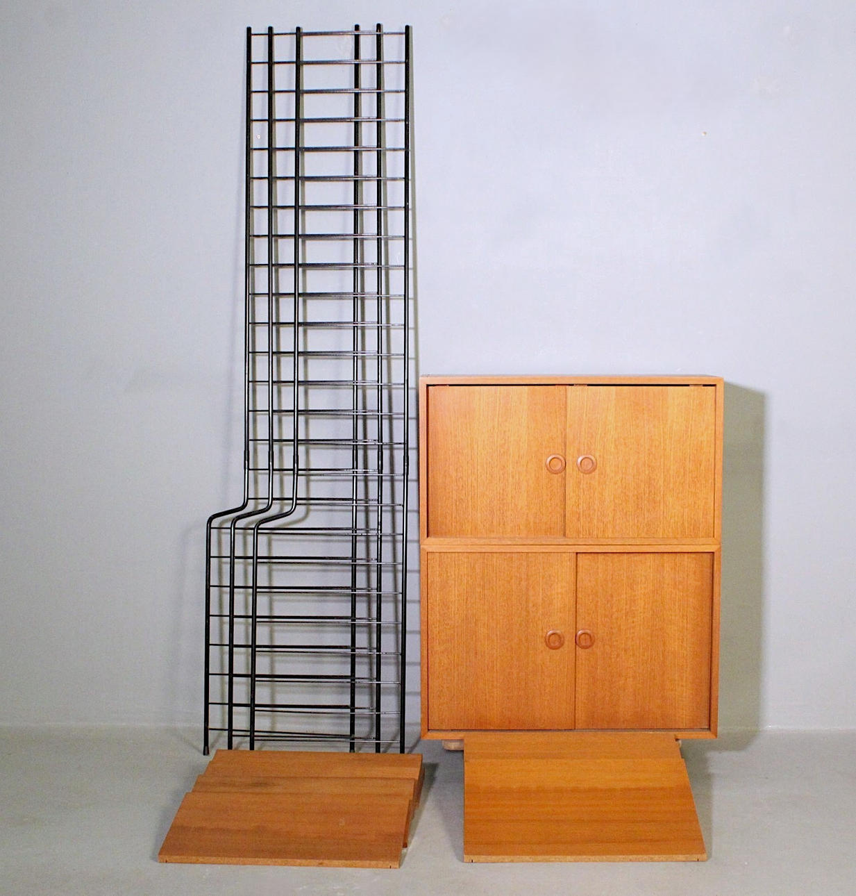 WHB. Modular ladder rack/shelving system from the 1960s.