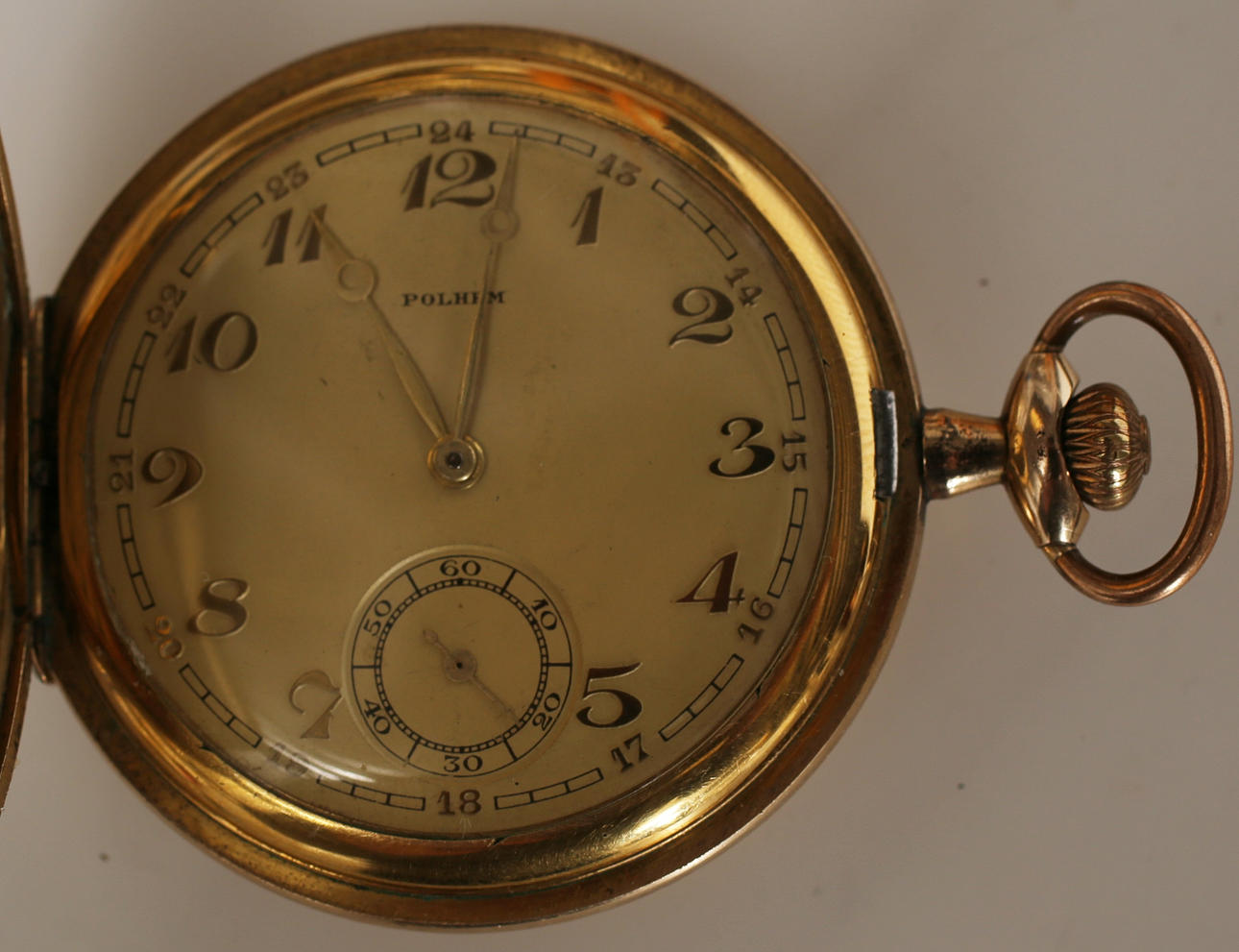 POCKET WATCH, Polhem, double, savonett,1900- century.