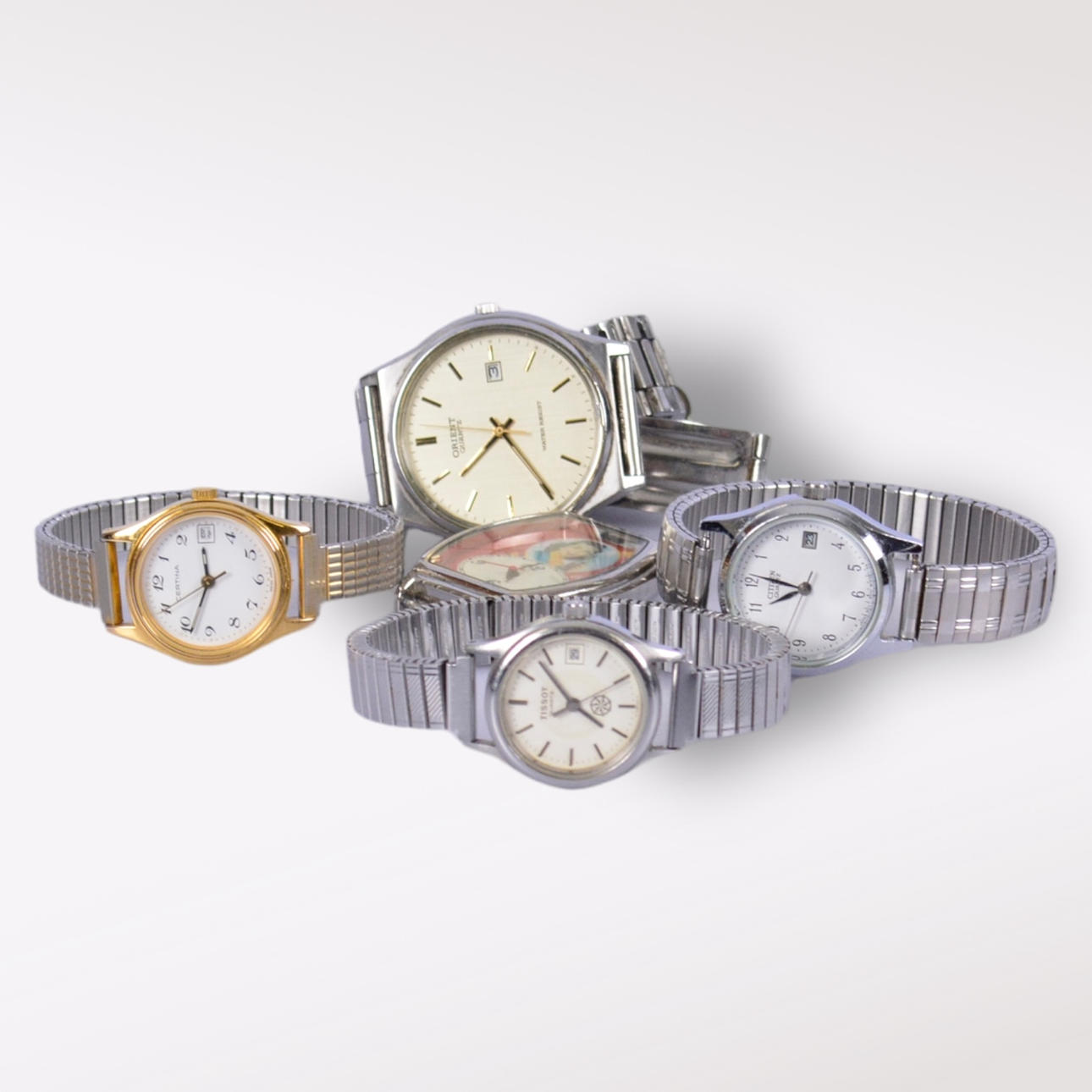 WRISTWATCH, 5 pieces, Quartz.