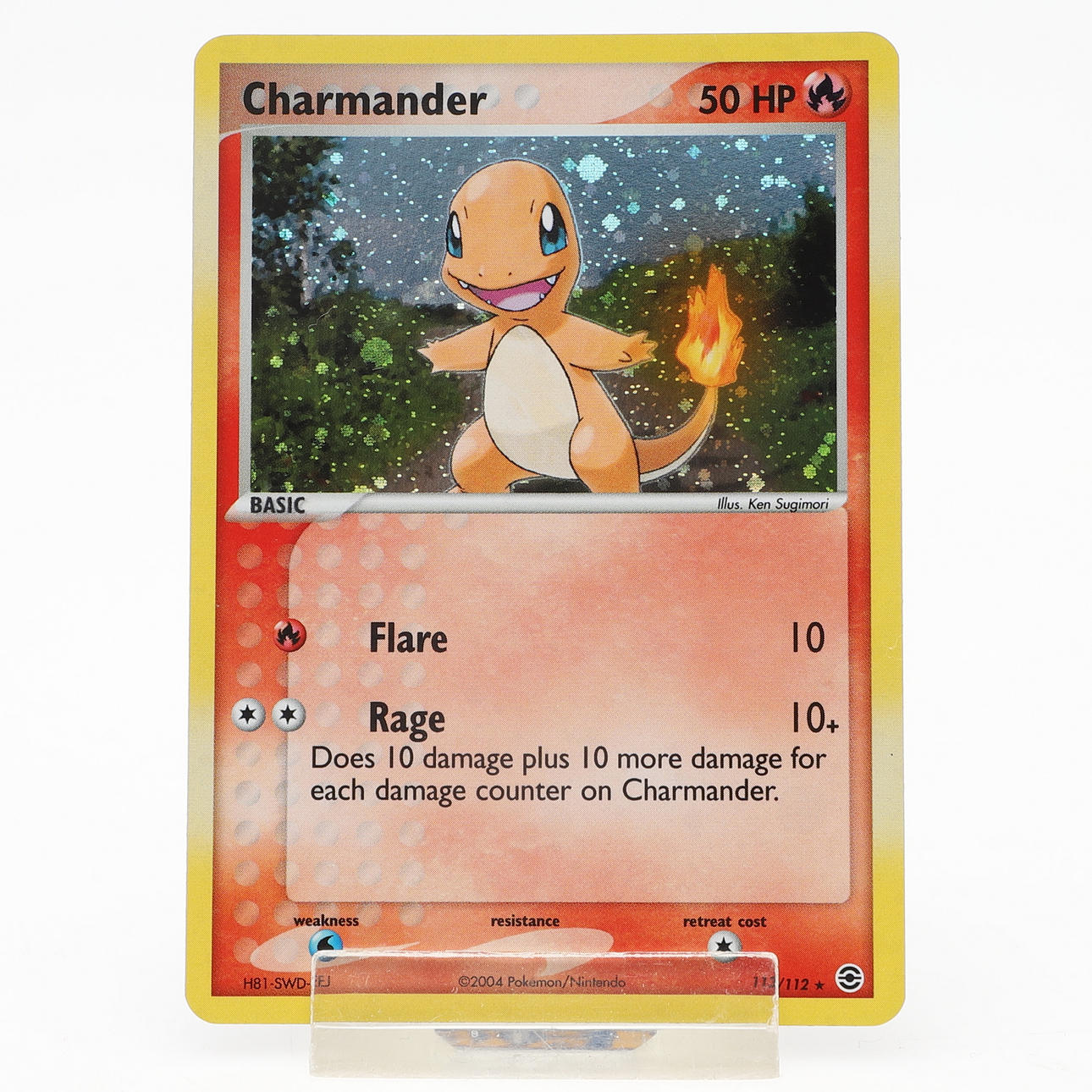 SAMLERKORT, Pokemon, Charmander 113/112 Holo.