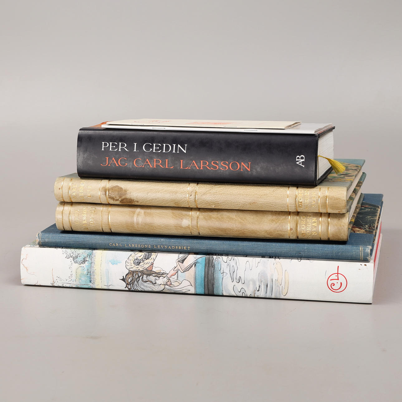 CARL LARSSON, Böcker, 7 st.