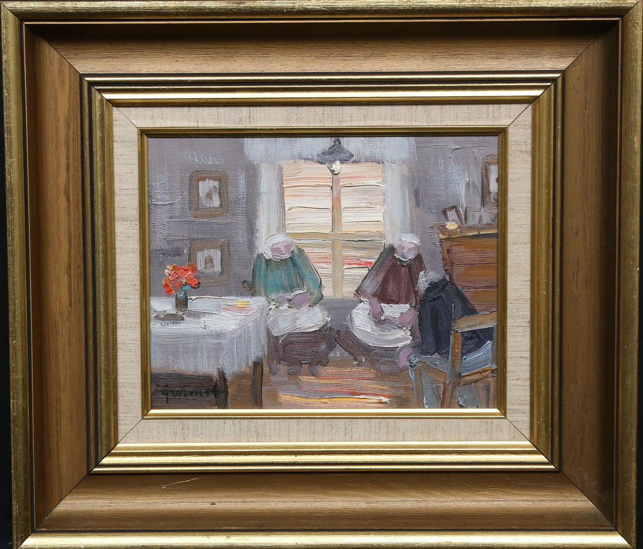 ÅKE WIKSTRÖM. Olja på duk, signerad.